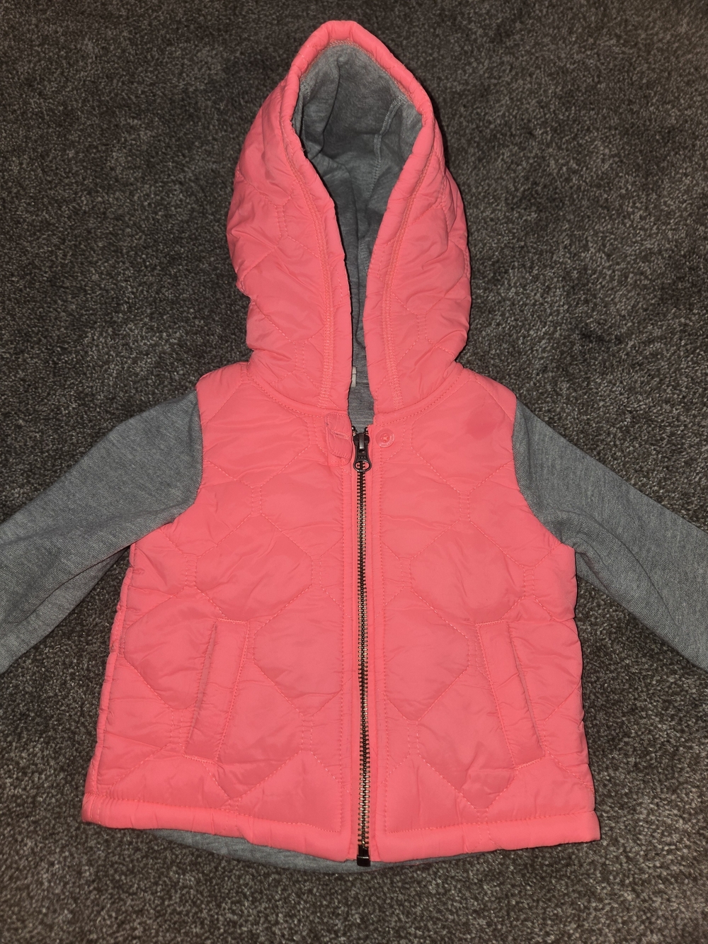 Tucker&Tate Lined Jacket Pink & Grey- 6 Months